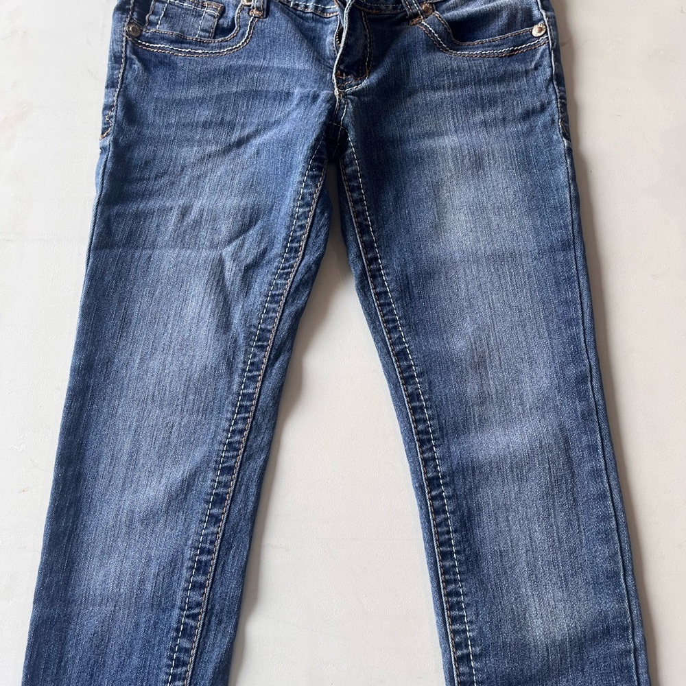 Rue21 Blue Straight Leg Jeans with Classic Wash